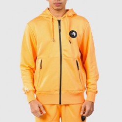 HELVETICA MP - KENETH PEACH - SWEAT À CAPUCHE ZIPÉ PEACH